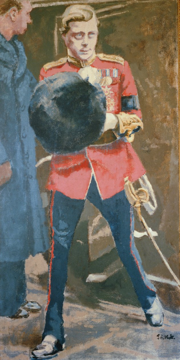 Edward VIII (1894-1972) jako gwardia walijska autorstwa Walter Richard Sickert