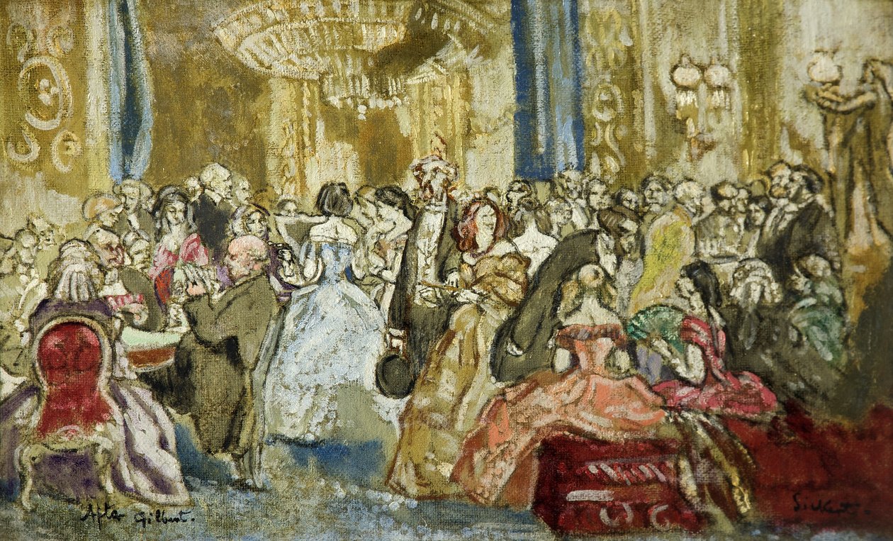 Glencora, według Johna Gilberta autorstwa Walter Richard Sickert