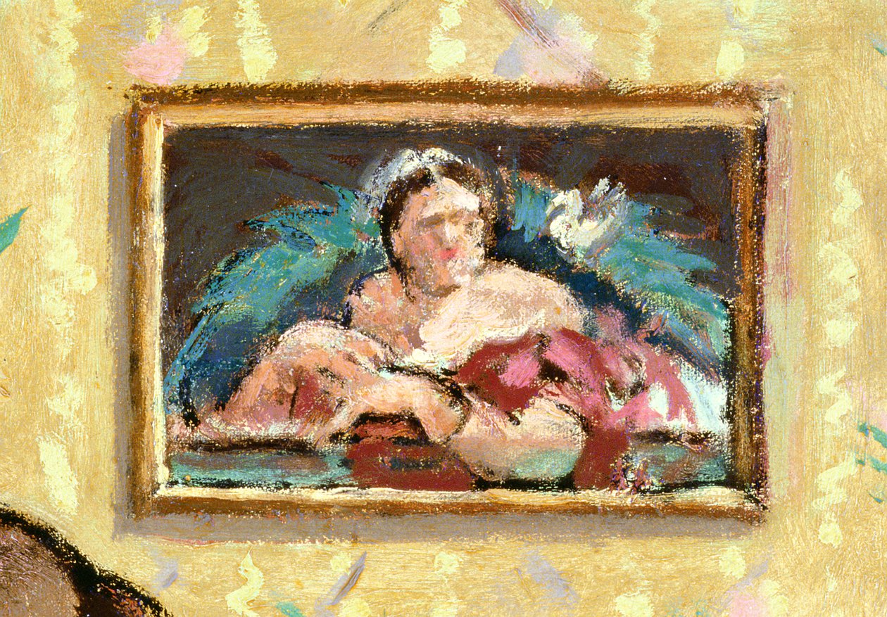 Malowidło na ścianie, fragment Ennui, ok. 1913 olej na płótnie patrz 138791 autorstwa Walter Richard Sickert
