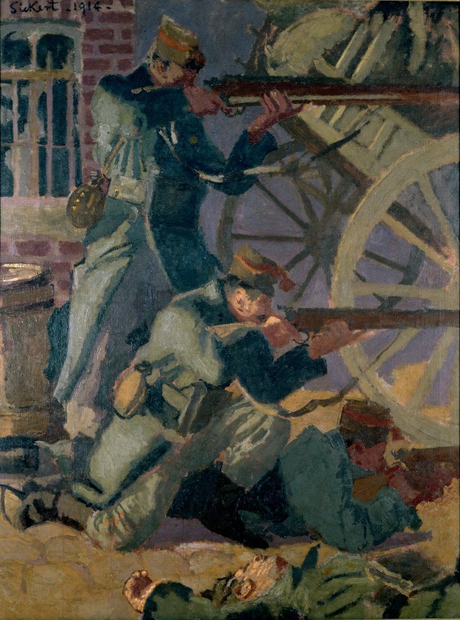Żołnierze króla Alberta Gotowego, 1914 autorstwa Walter Richard Sickert