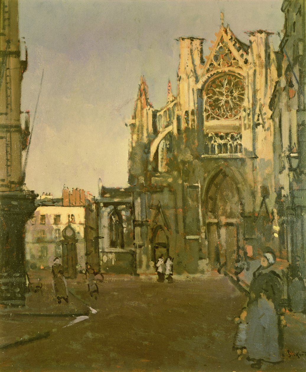 Kościół św. Jakuba, Dieppe autorstwa Walter Richard Sickert
