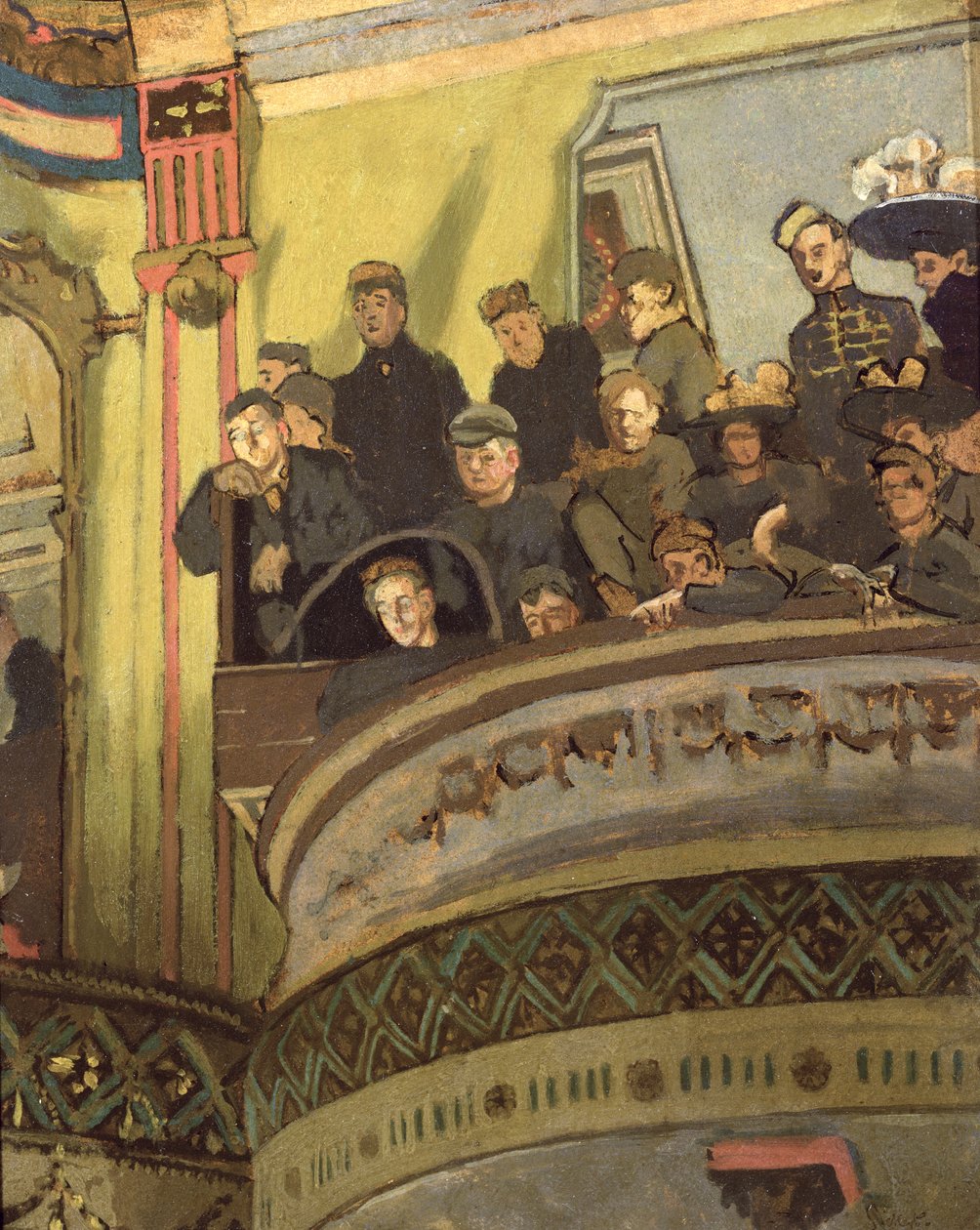 The Little Old Bedford, c.1890 (olej na papierze ułożony na panelu) autorstwa Walter Richard Sickert