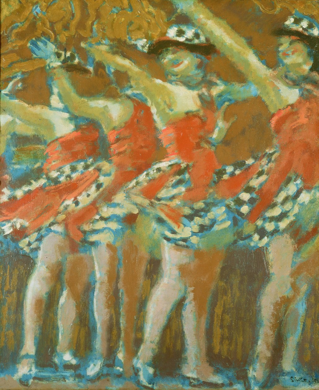 Dziewczyny z Plaza Tiller, lata 20. autorstwa Walter Richard Sickert