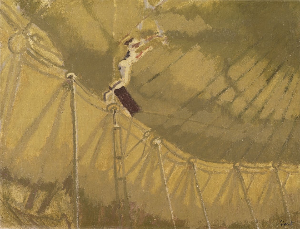 Trapez, ok. 1920 autorstwa Walter Richard Sickert