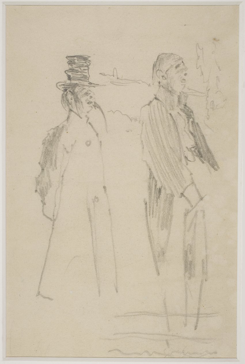 Dwaj wodewilowi dżentelmeni, ok. 1888 r. autorstwa Walter Richard Sickert