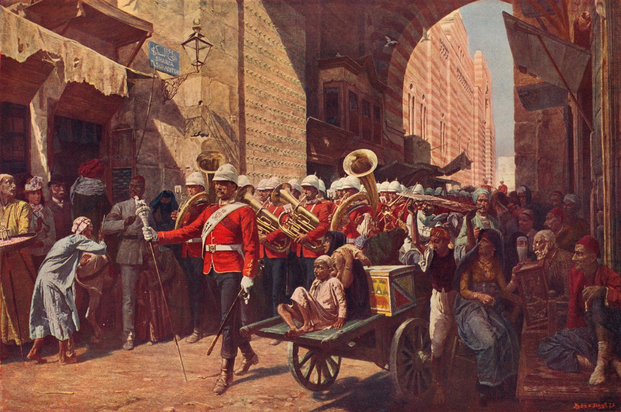 Przyjazna potęga w Egipcie, 1906 autorstwa Walter Charles Horsley