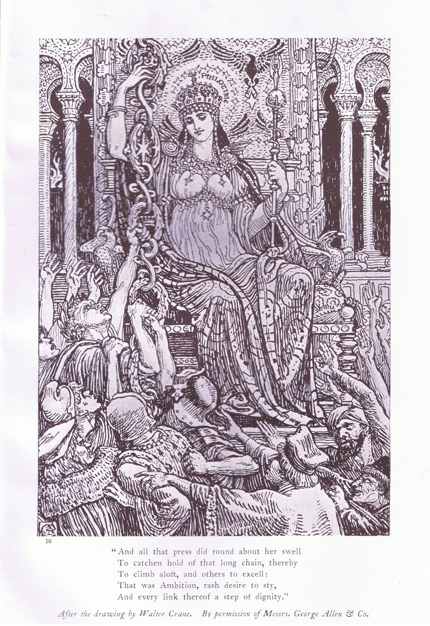 I cała ta prasa zrobiła wokół niej puchnięcie, lata dwudzieste autorstwa Walter Crane