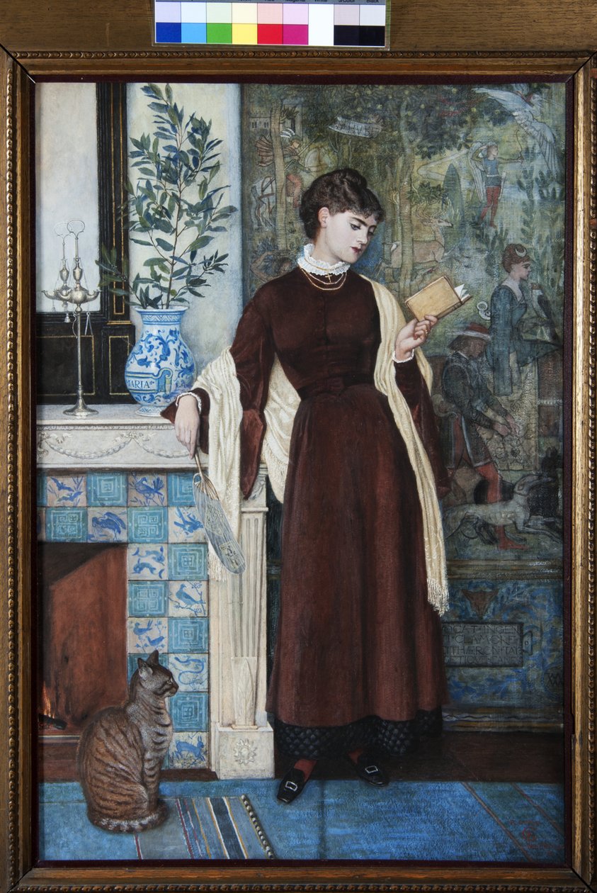 W domu: portret autorstwa Walter Crane