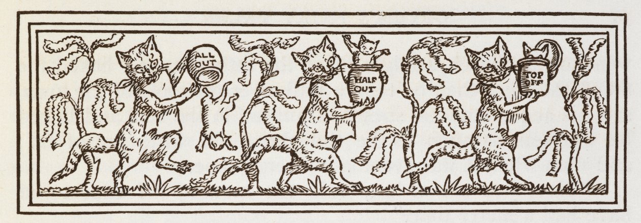 Koty. autorstwa Walter Crane