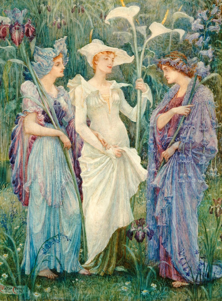 Chorąży wiosny, 1894 autorstwa Walter Crane