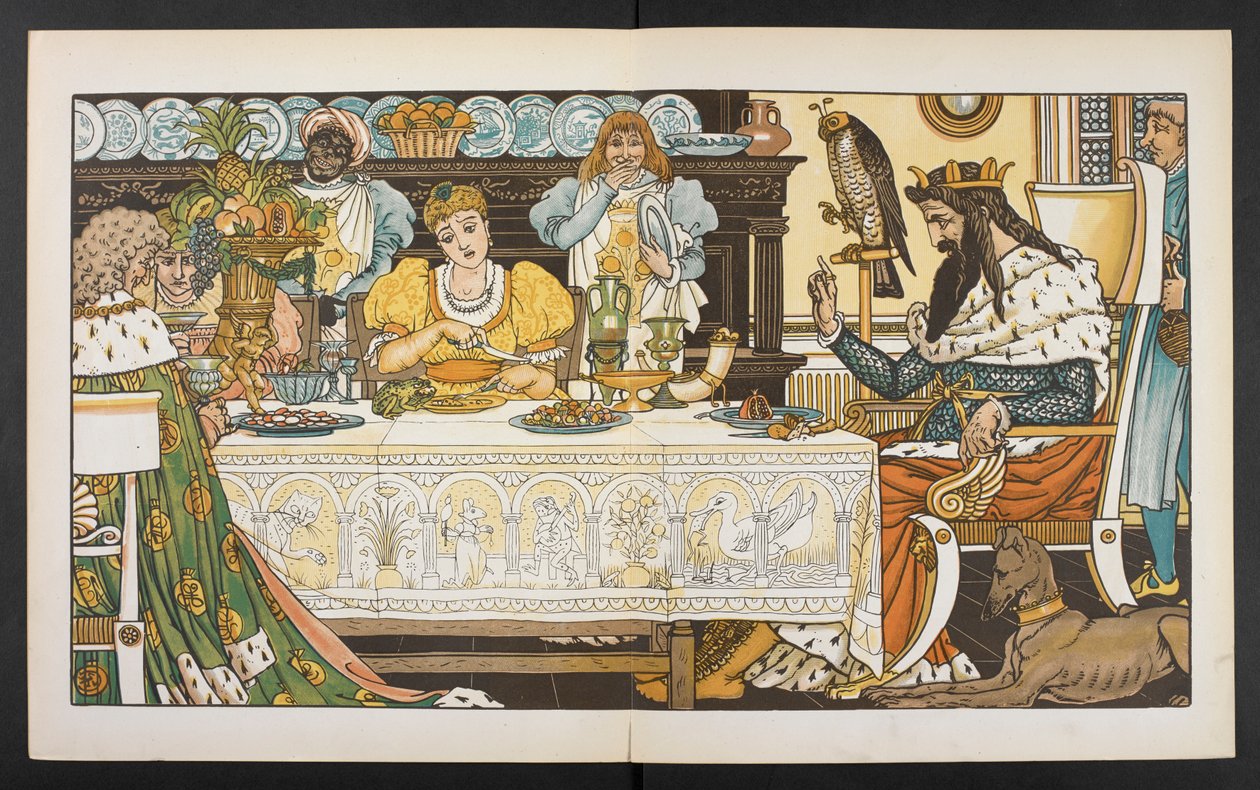 Ilustracja do żabiego księcia. autorstwa Walter Crane