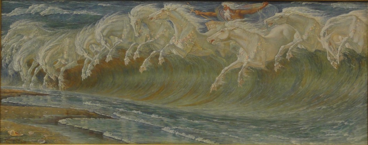 Konie Neptuna autorstwa Walter Crane