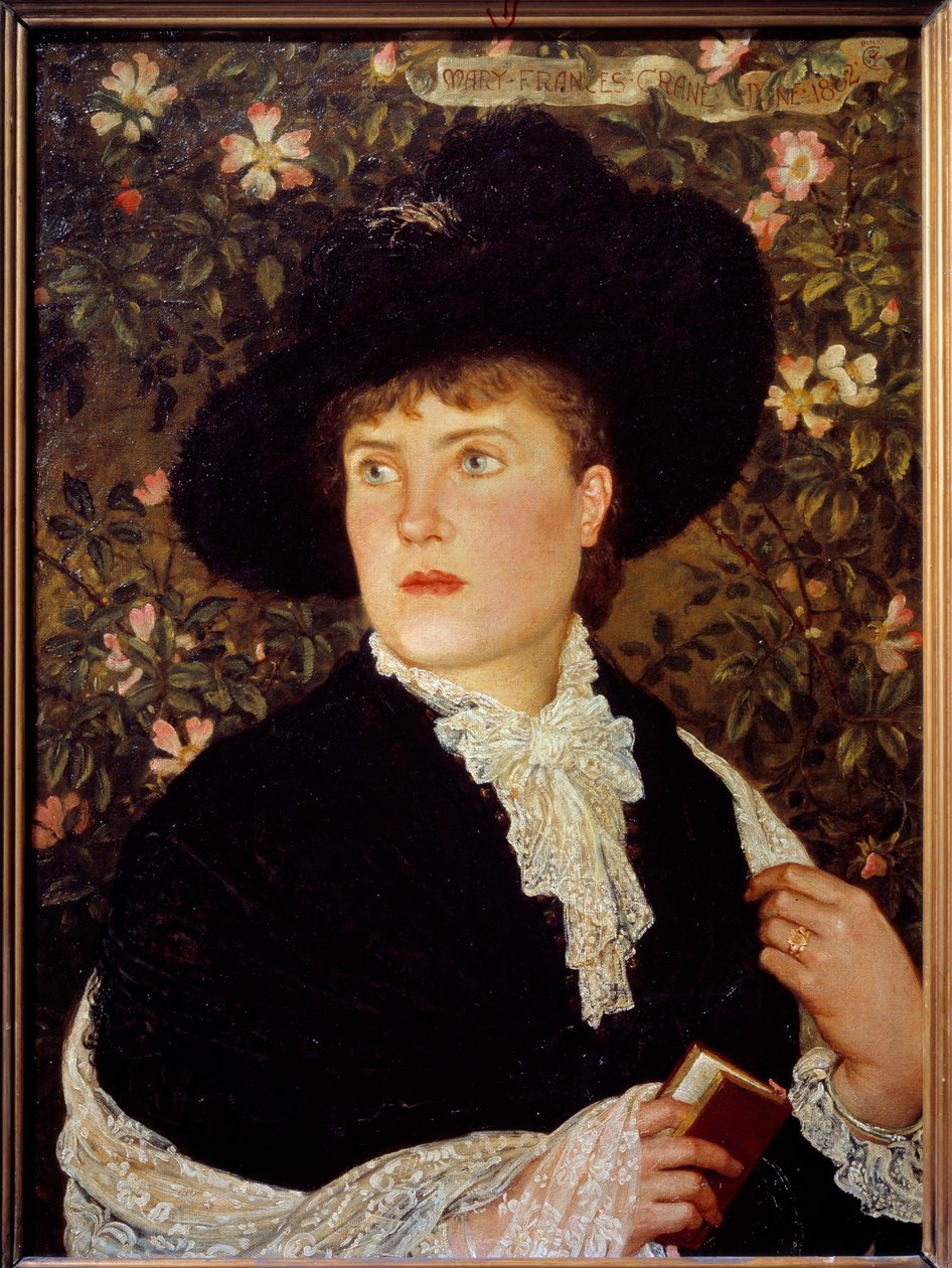 Portret Madame Walter Crane (? -1915) z domu Mary Frances Obraz Waltera Crane