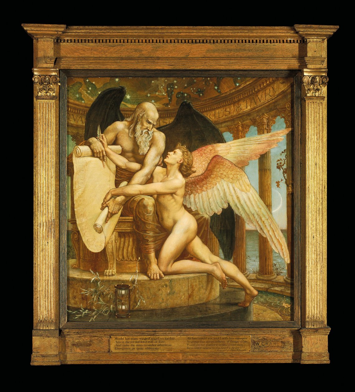 Zwój losu, 1882 autorstwa Walter Crane