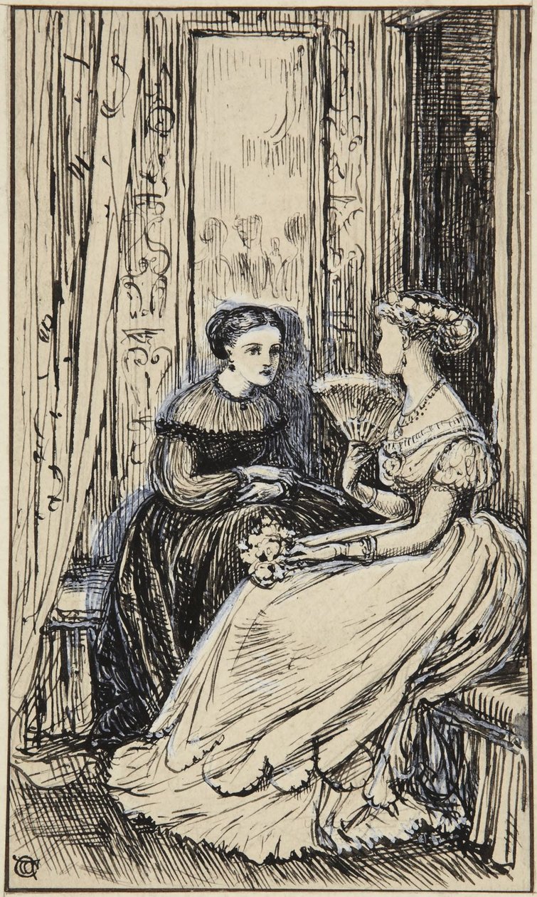 Dwie rozmawiające panie (Anne Hereford) autorstwa Walter Crane