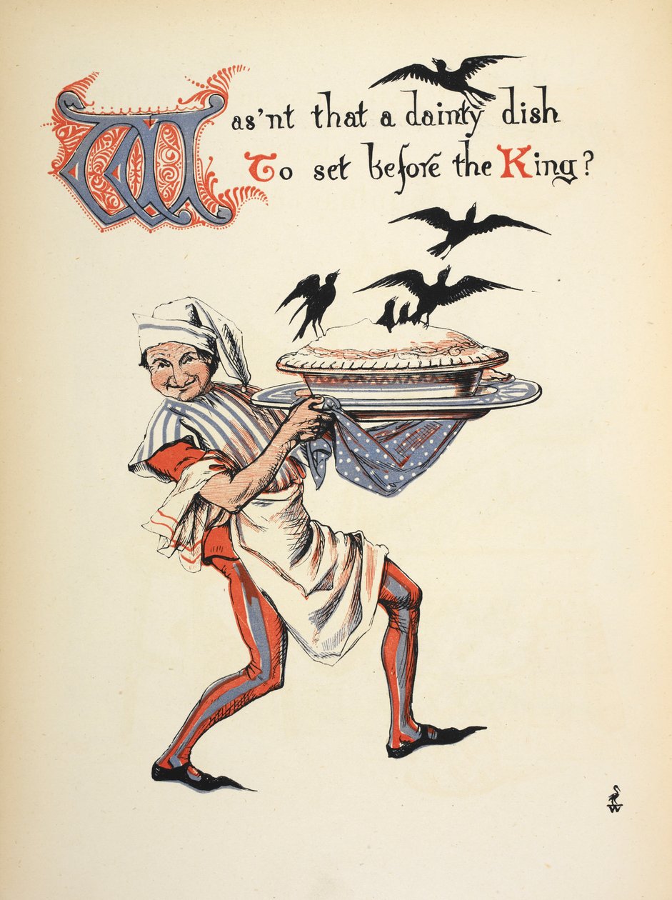 Czyż to nie było wykwintne danie do zastawienia przed królem? autorstwa Walter Crane