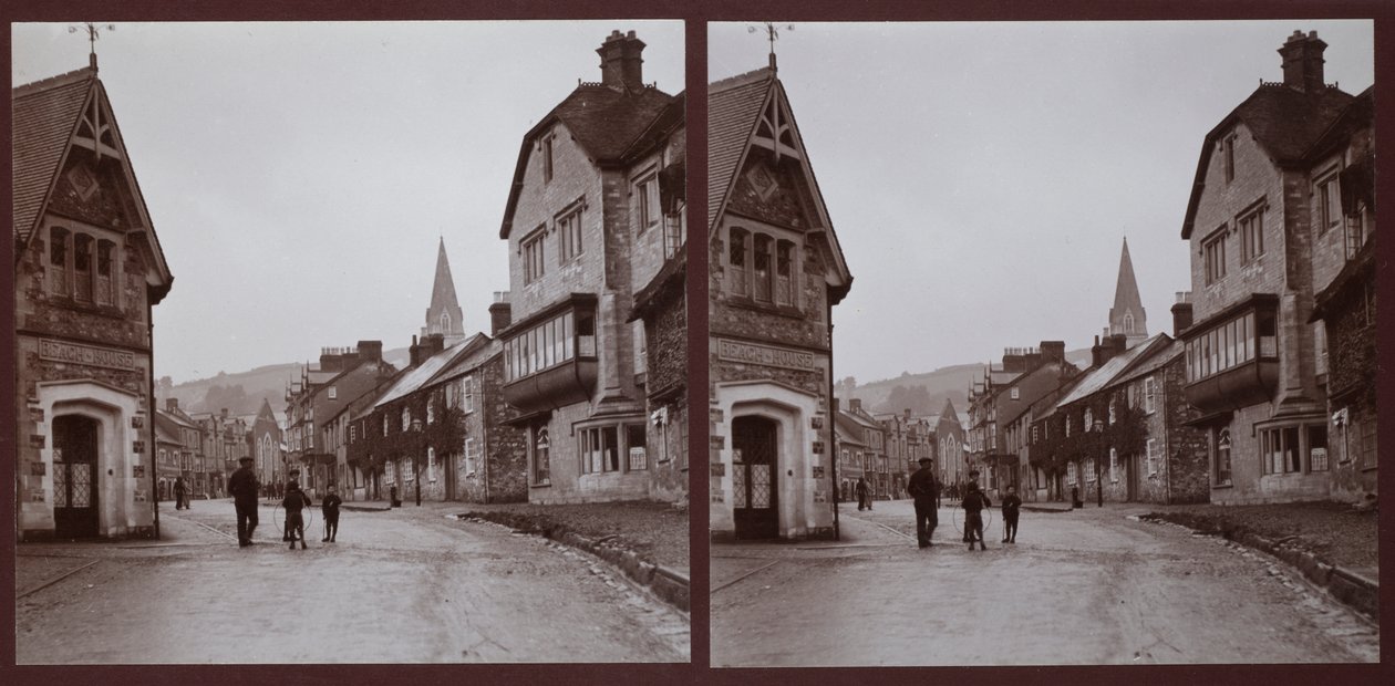 Fore Street, Beer, East Devon, Devon, 1913. autorstwa Walter Edward Zehetmayr