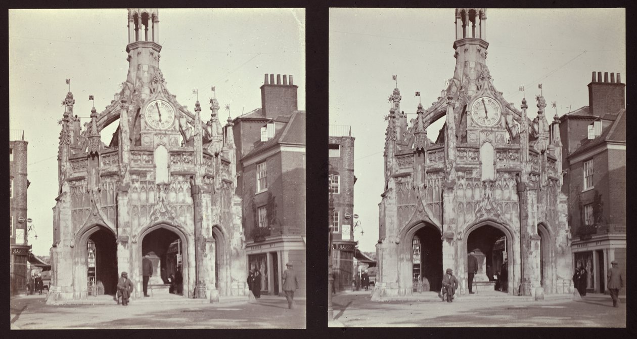 Market Cross, Chichester, West Sussex, 1913. autorstwa Walter Edward Zehetmayr
