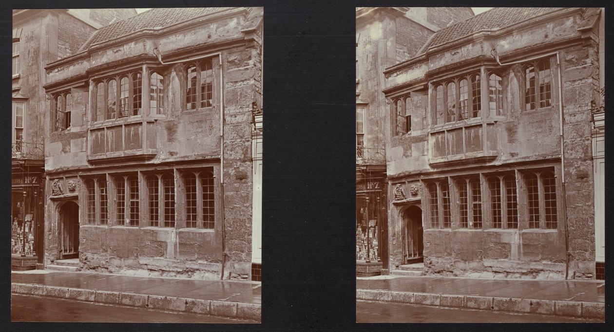 Tribunal House, High Street, Glastonbury, Mendip, Somerset, 1913. autorstwa Walter Edward Zehetmayr