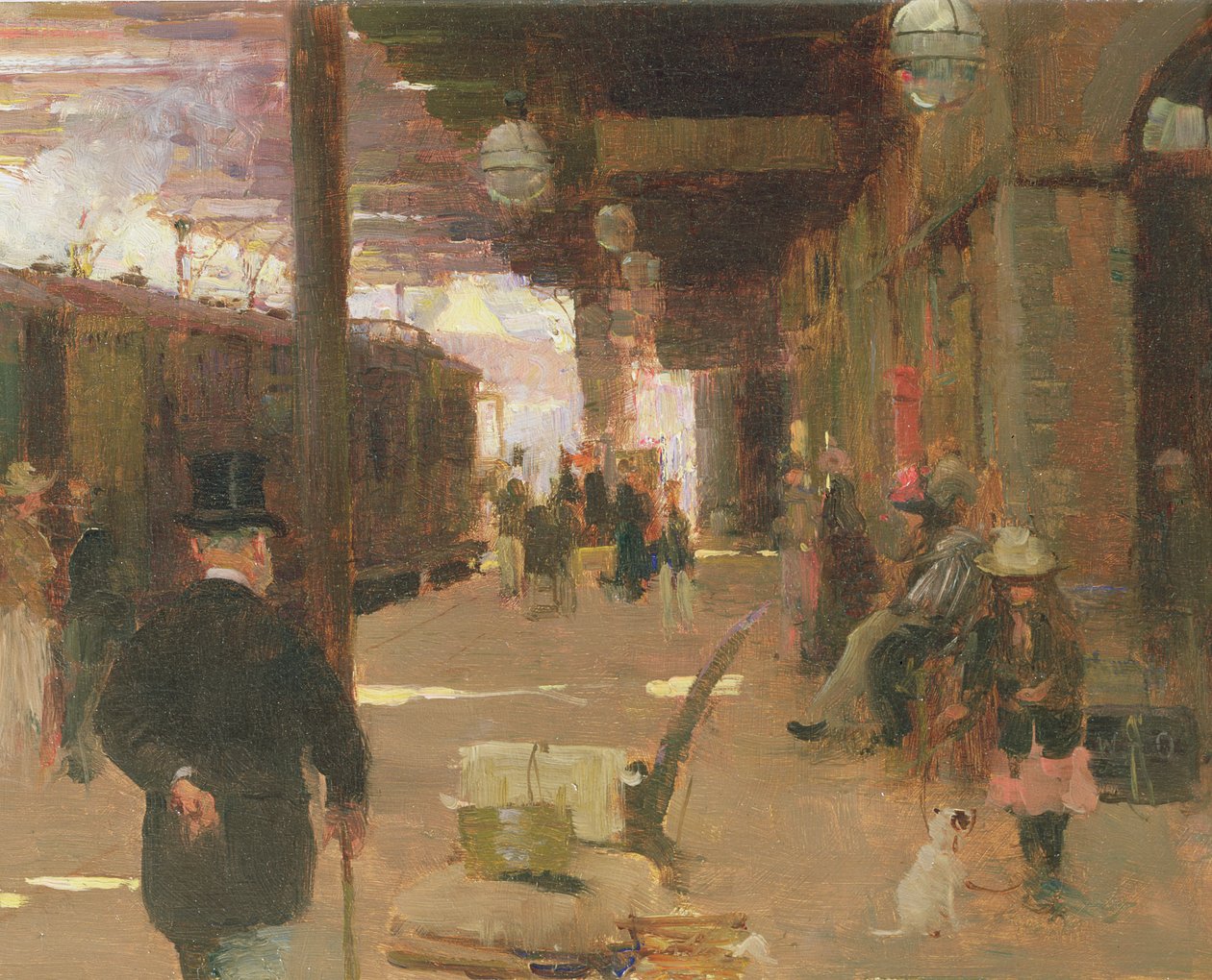 Stacja kolejowa Hastings autorstwa Walter Frederick Osborne