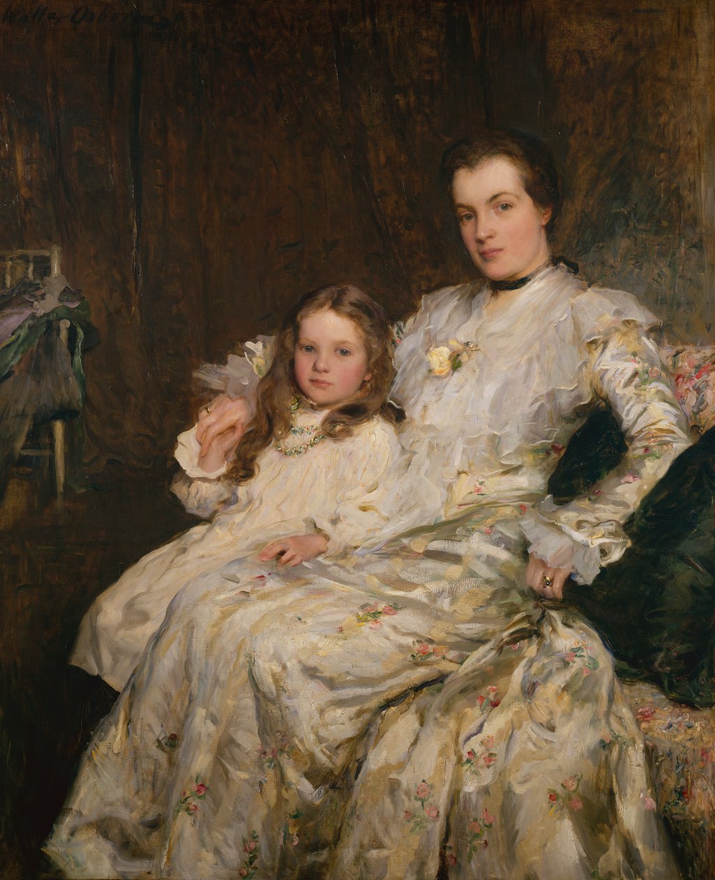 Portret pani Chadwyck-Healy i jej córki autorstwa Walter Frederick Osborne