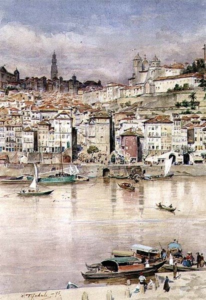 Kontynentalny port miejski autorstwa Walter Frederick Roofe Tyndale
