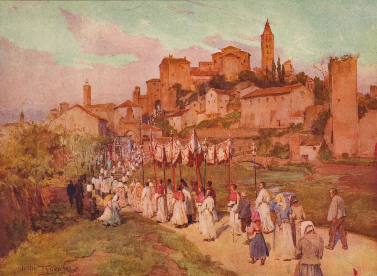 Corpus Domini w Viterbo, c1900 1913 autorstwa Walter Frederick Roofe Tyndale