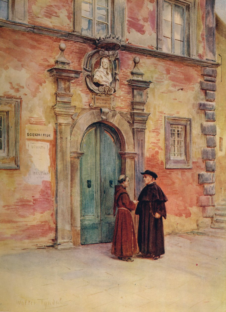 Pałac Negroni, Montepulciano, ok. 1900 1913 autorstwa Walter Frederick Roofe Tyndale