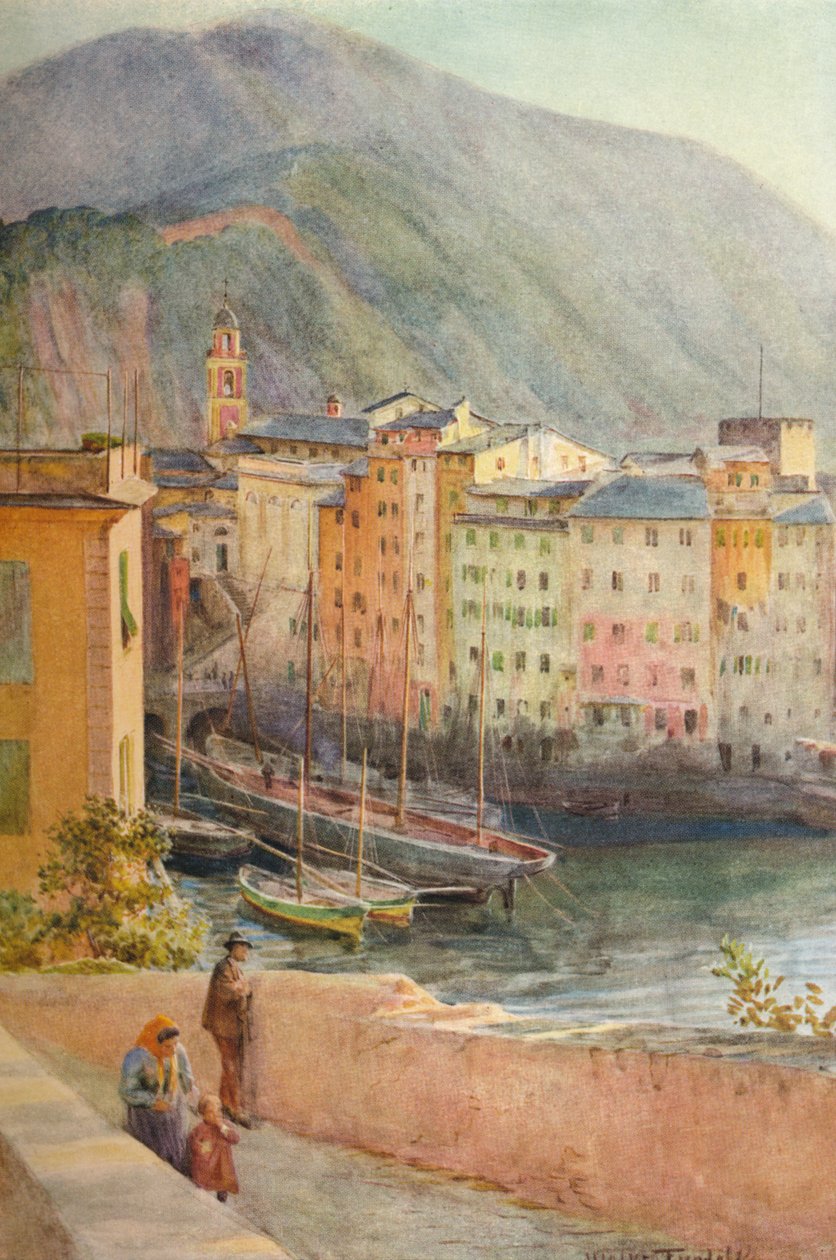 Port w Camogli, c1910, 1912 autorstwa Walter Frederick Roofe Tyndale
