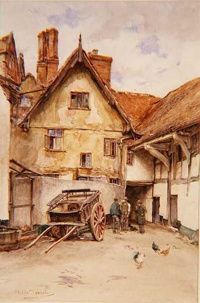 The Ship Inn, Shrewsbury autorstwa Walter Frederick Roofe Tyndale