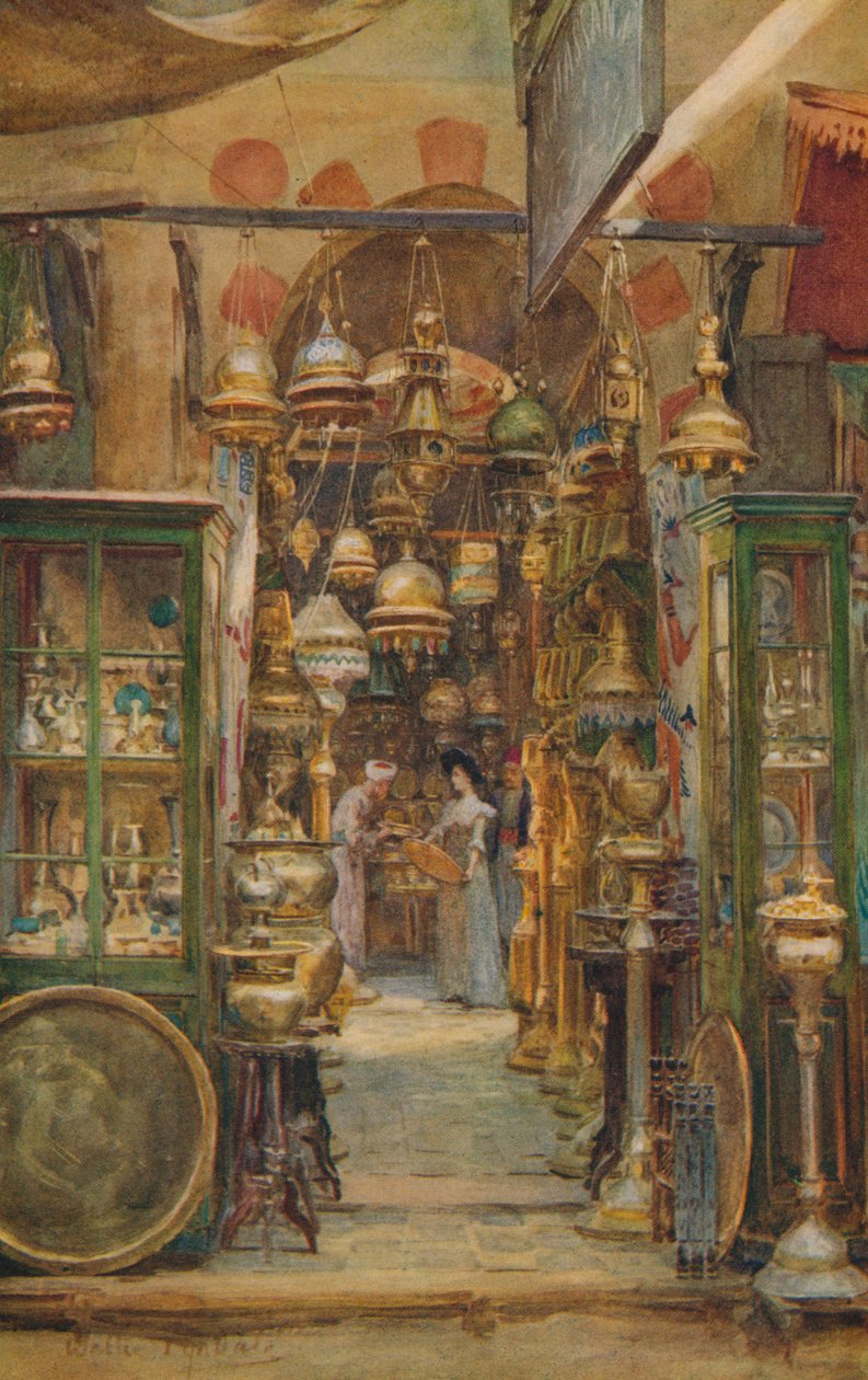 Sklep Nassana, c1905, 1912 autorstwa Walter Frederick Roofe Tyndale