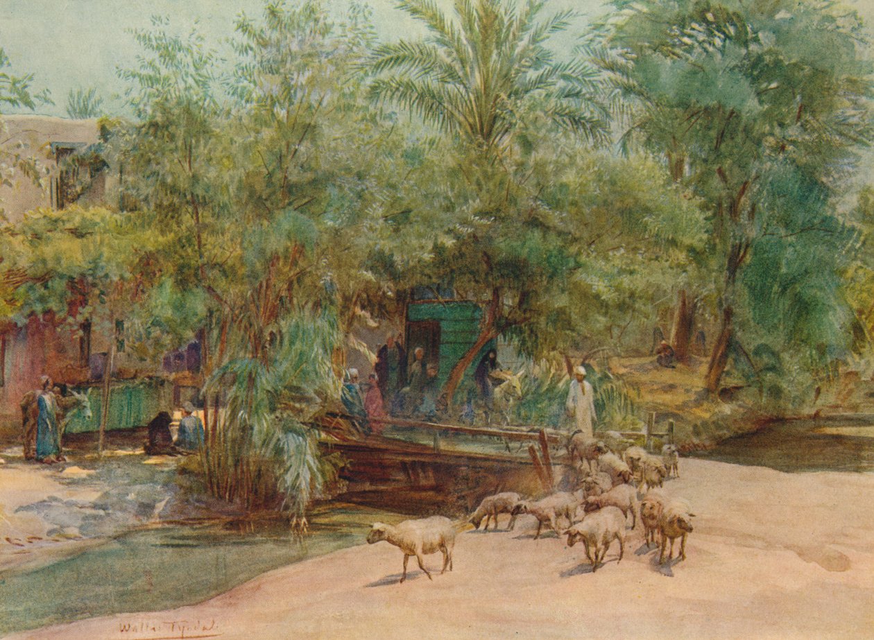 Wioska Marg, ok. 1905, 1912 autorstwa Walter Frederick Roofe Tyndale