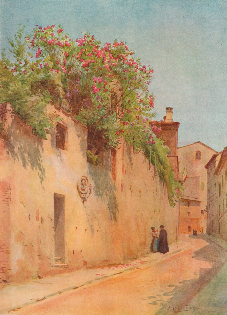 Via Delle Sperandie, Siena, c1900 1913 autorstwa Walter Frederick Roofe Tyndale