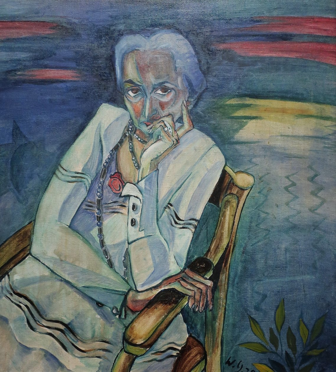 1920 Gramatte portrait Schapiere autorstwa Walter Gramatte