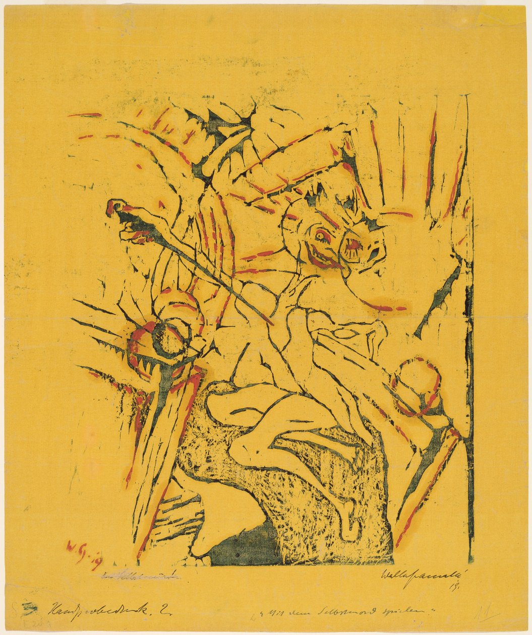 Grając z samobójstwem Grając z samobójstwem, 1919. autorstwa Walter Gramatte