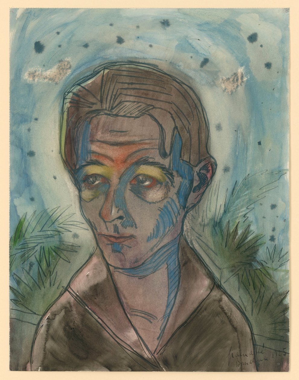 Selbstbildnis autorstwa Walter Gramatte