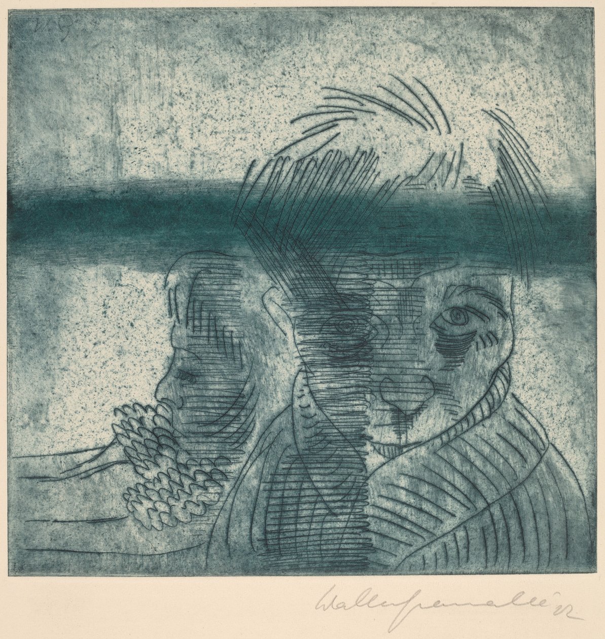 Para, Autoportret z żoną Para, Autoportret z żoną, 1922. autorstwa Walter Gramatte