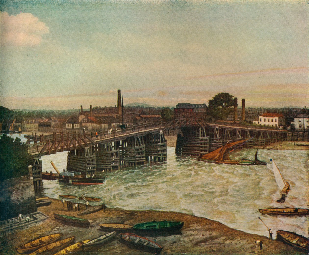 Stary most Battersea, 1874 1933 autorstwa Walter Greaves
