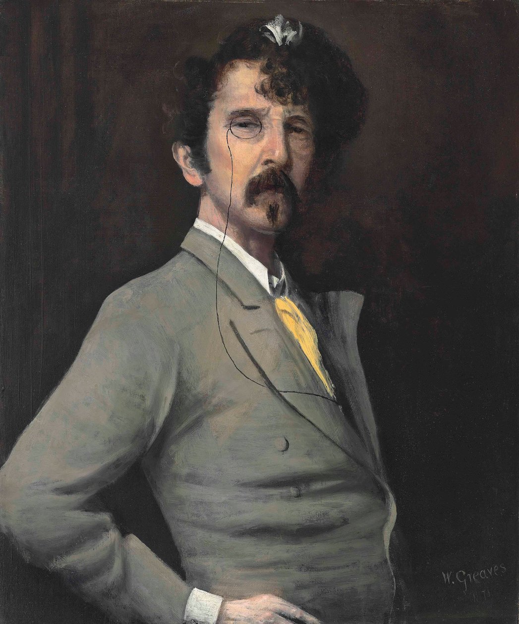 Portret Jamesa McNeilla Whistlera autorstwa Walter Greaves
