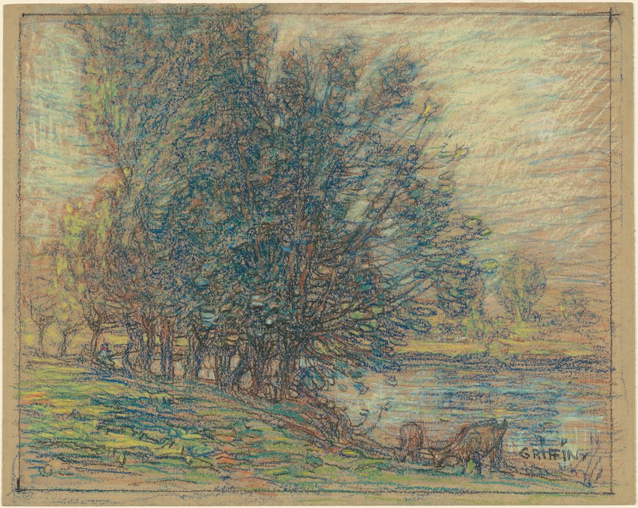 Willows, Longpre, Francja autorstwa Walter Griffin