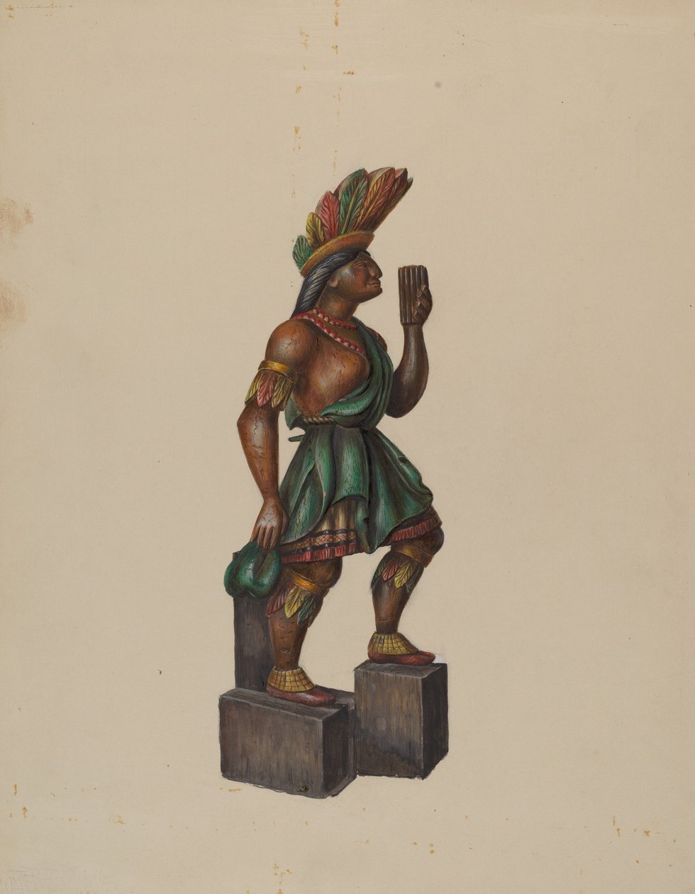 Sklep z cygarami Indian, ok. 1930 r. 1936. autorstwa Walter Hochstrasser