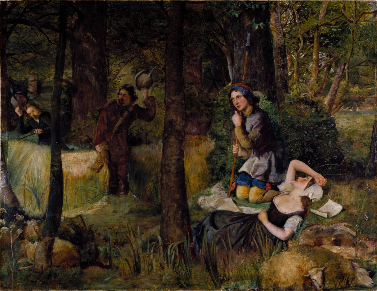 Scena z "Jak wam się podoba" Williama Shakespeare