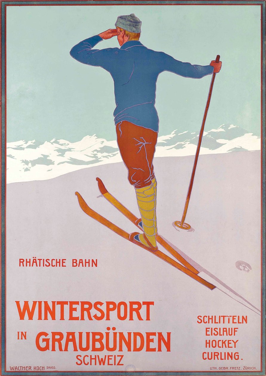Sporty zimowe w Gryzonia autorstwa Walter Koch