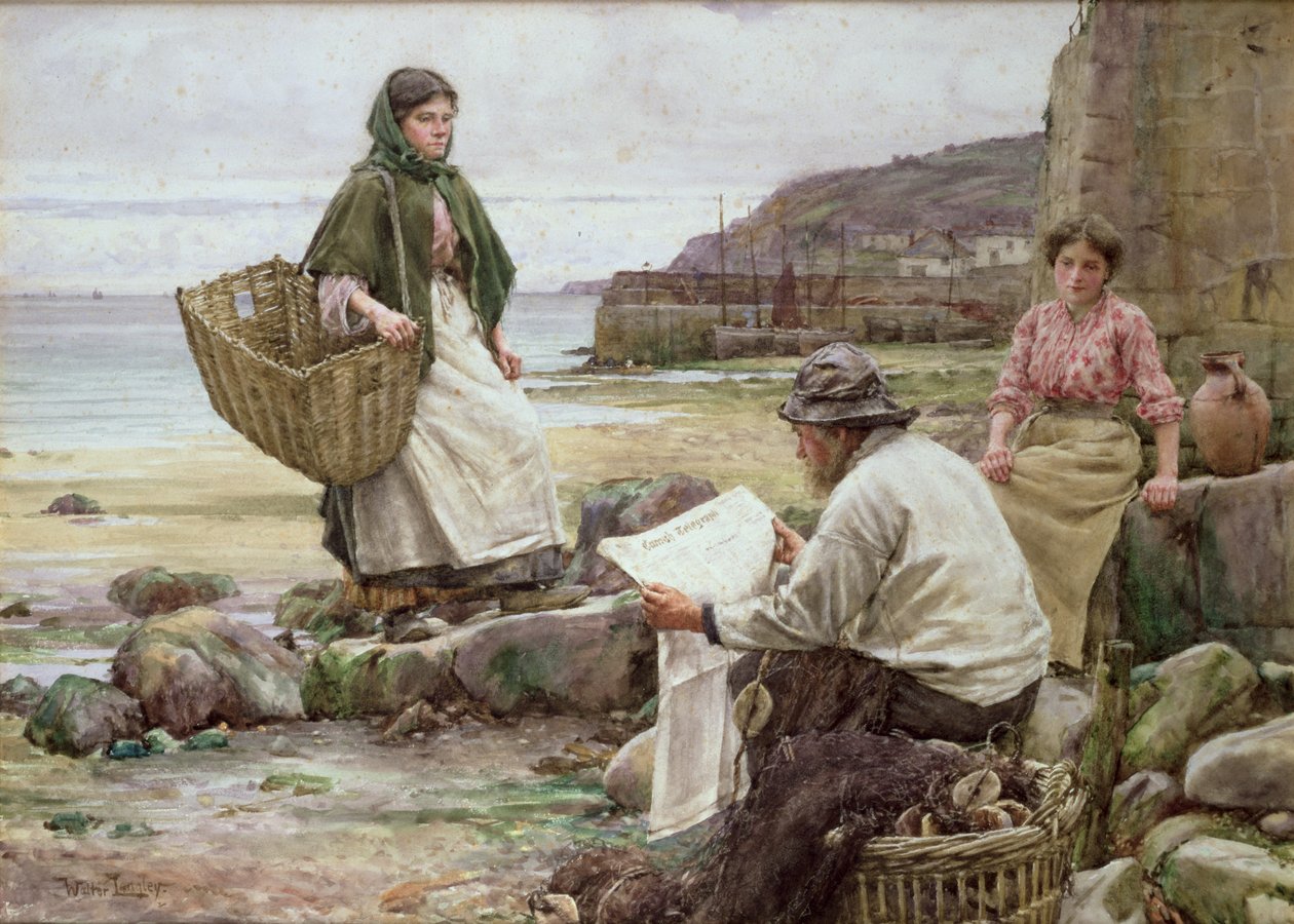 Nieznany obraz autorstwa Walter Langley