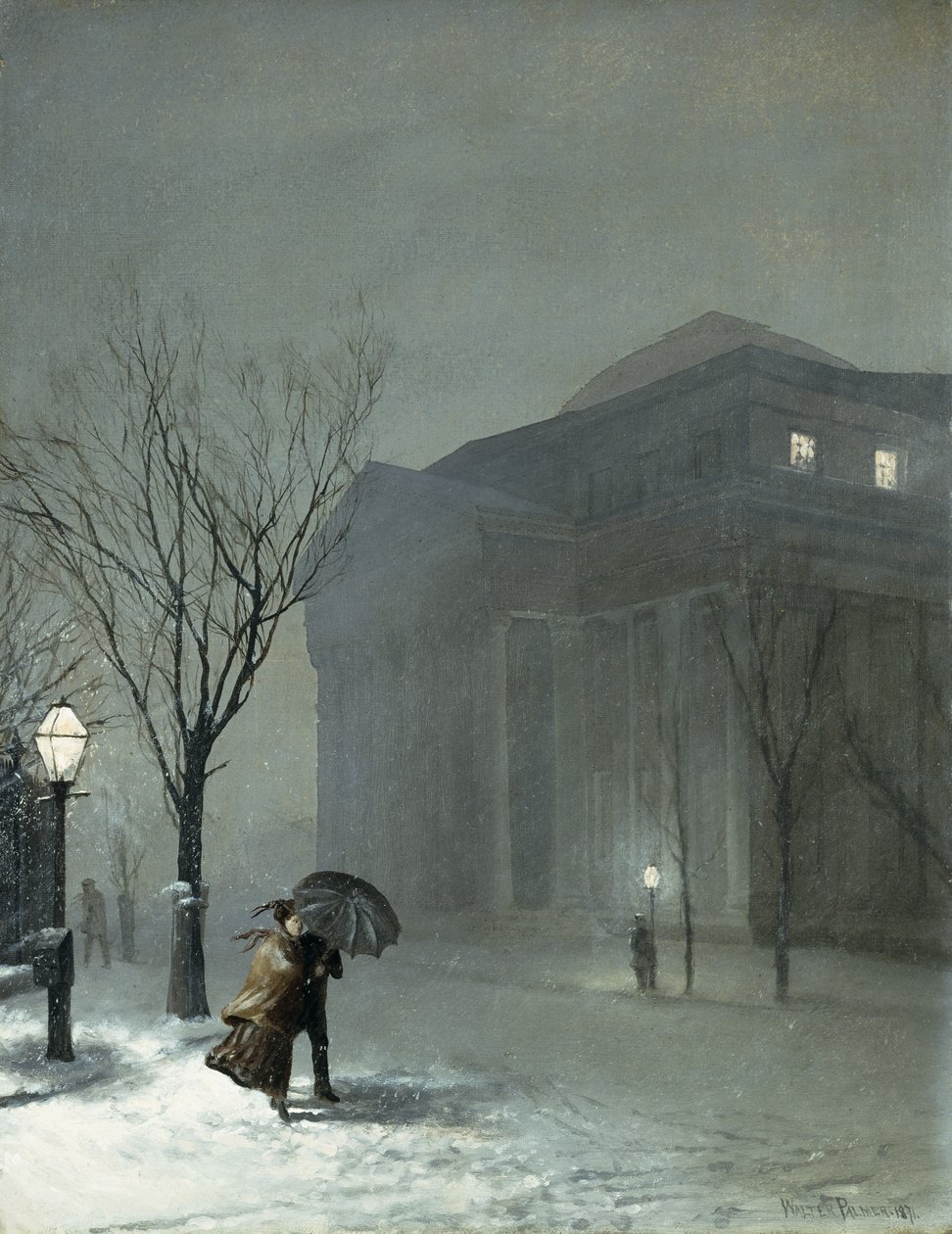 Albany w śniegu autorstwa Walter Launt Palmer