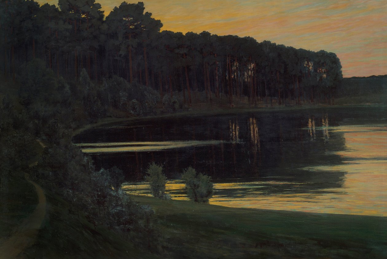 Jezioro Grunewald, 1895 autorstwa Walter Leistikow