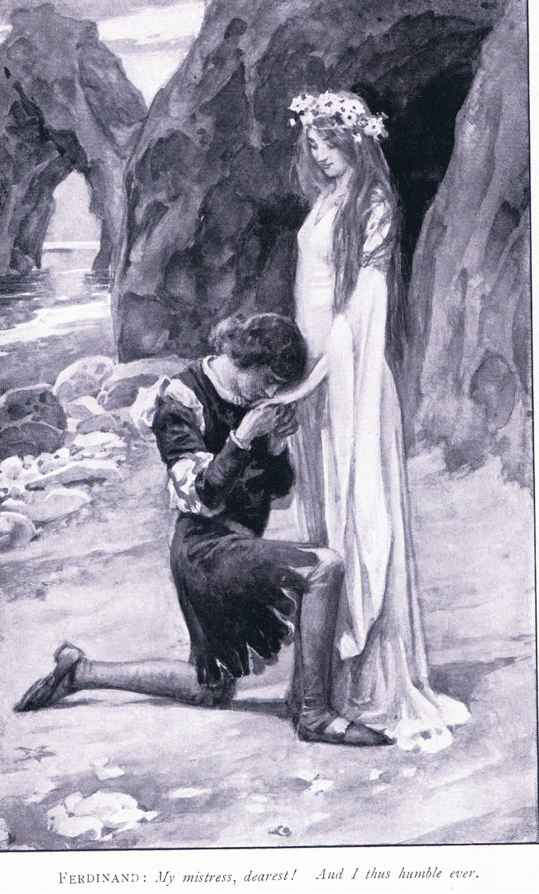 Ferdinand: Moja pani, najdroższa! I w ten sposób pokorę zawsze, 1900 autorstwa Walter Paget