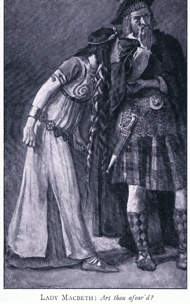 Lady Makbet: Czy się boisz, 1900 autorstwa Walter Paget
