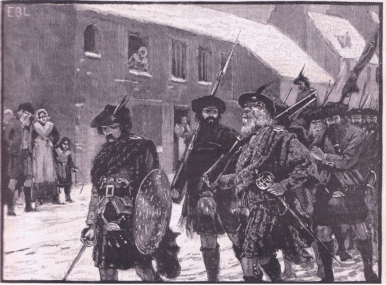 Odwrót górali AD 1716 autorstwa Walter Paget