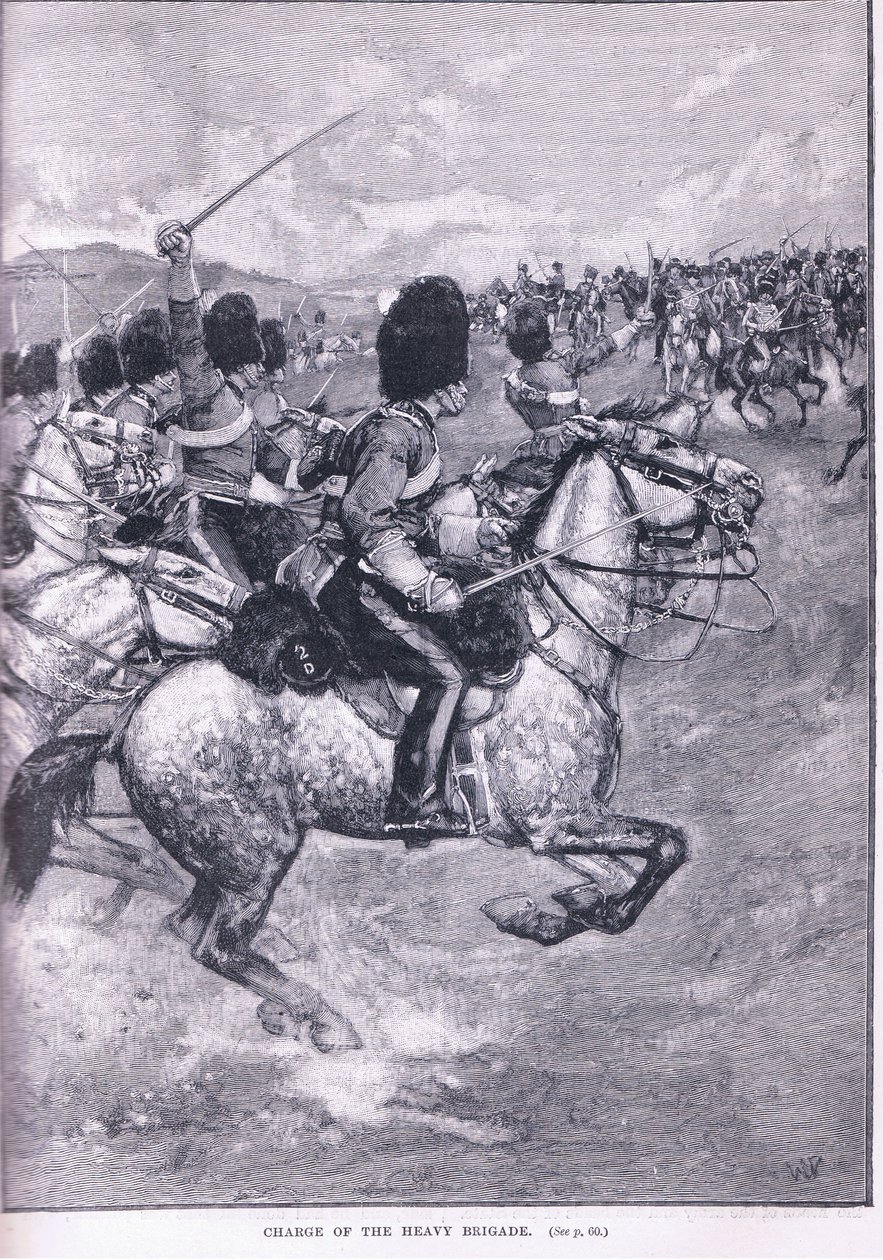 Szarża Ciężkiej Brygady autorstwa Walter Paget